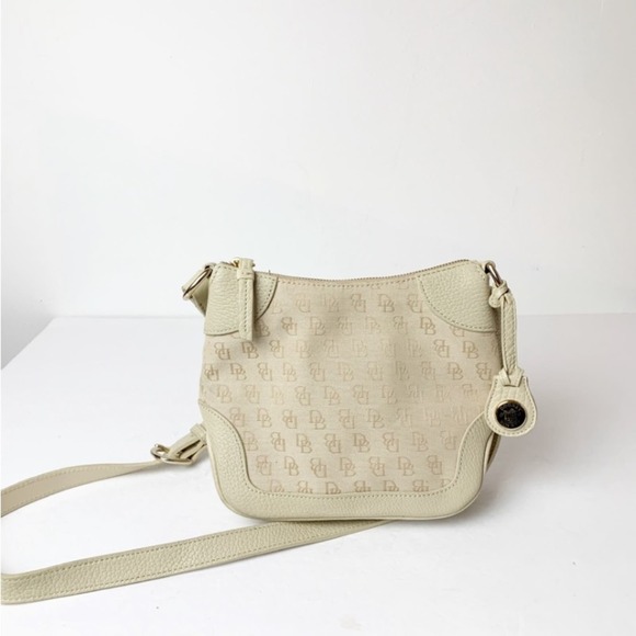 Dooney & Bourke Off White Beige Mini Shoulder Bag - Picture 1 of 7